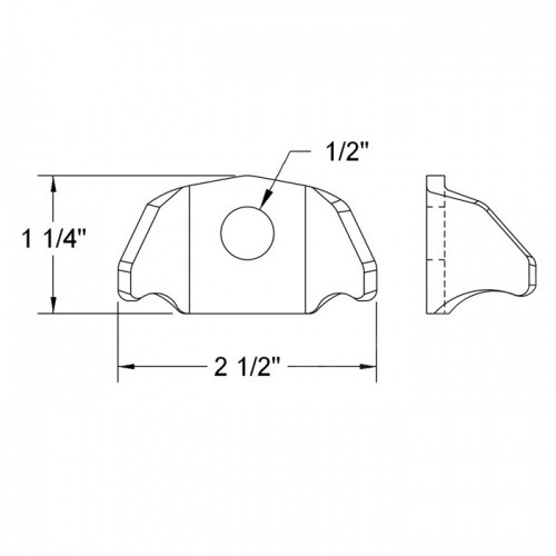 Buy Weld-on Heavy Duty Steel Whip Tab | AC755150 - Extreme Baja Karts